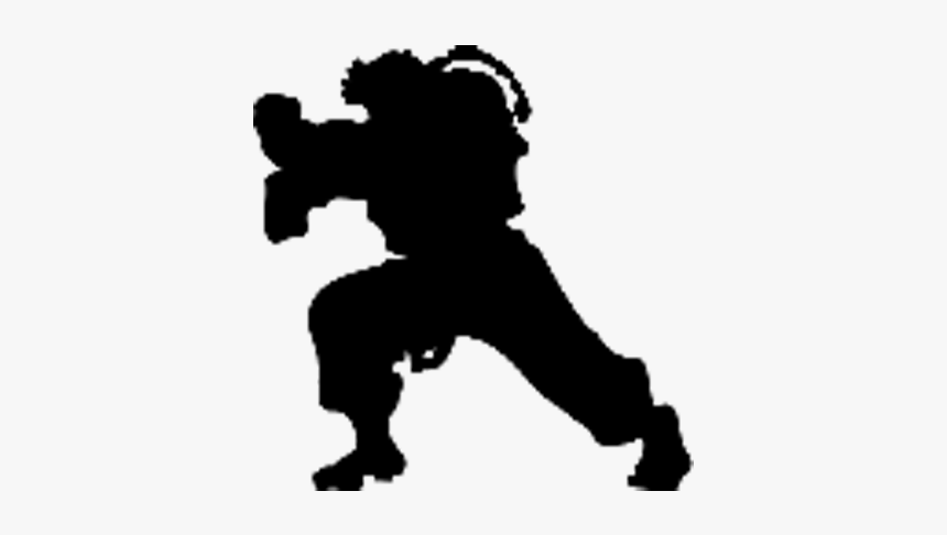 Street Fighter Silhouette, HD Png Download, Free Download