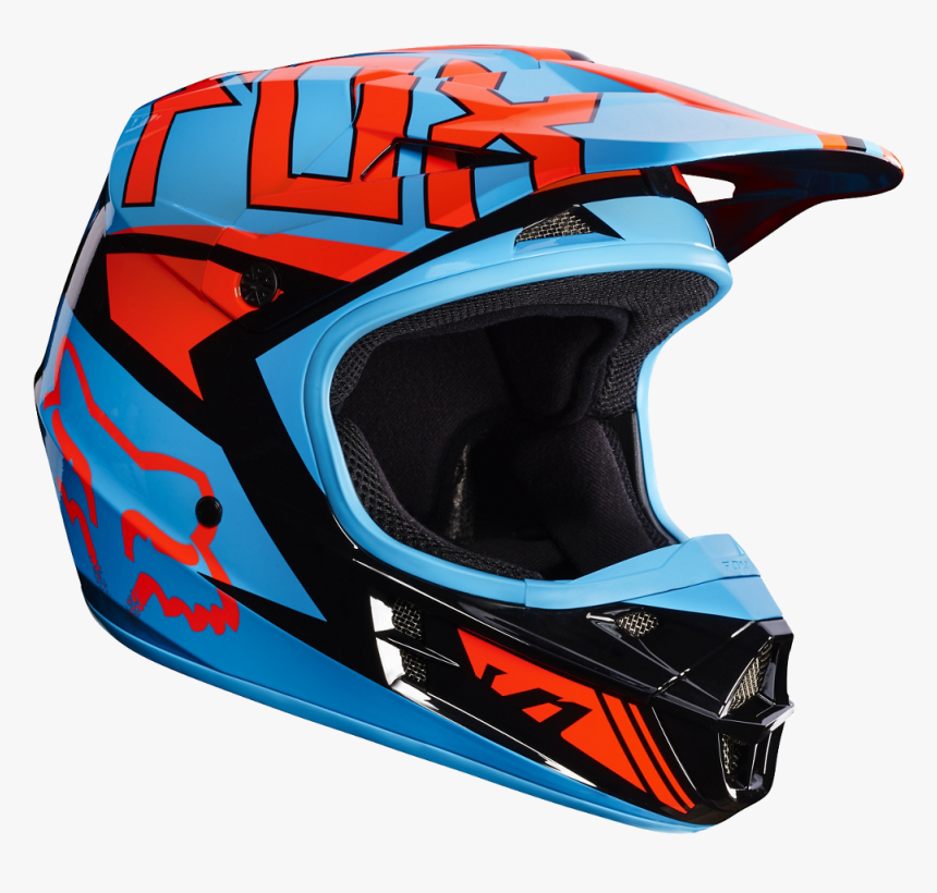 Falcons Helmet Png - Fox Helmets Dirt Bike, Transparent Png, Free Download