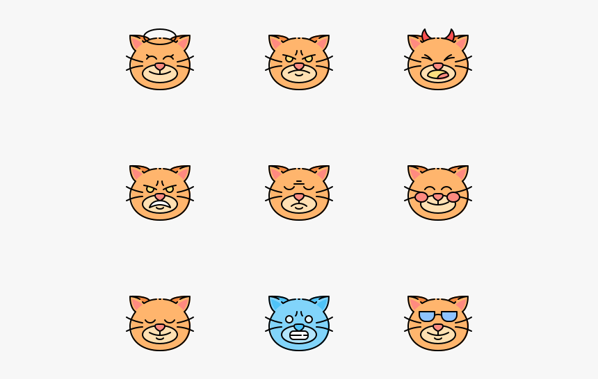 Cats Emoji - Illustration, HD Png Download, Free Download