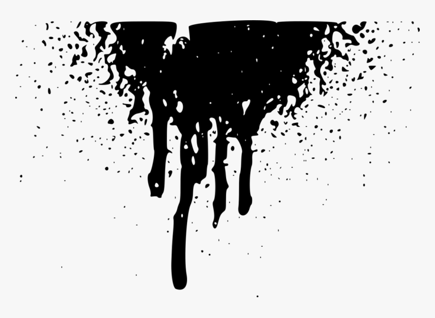 Transparent Paint Png - Black Paint Drop Png, Png Download, Free Download