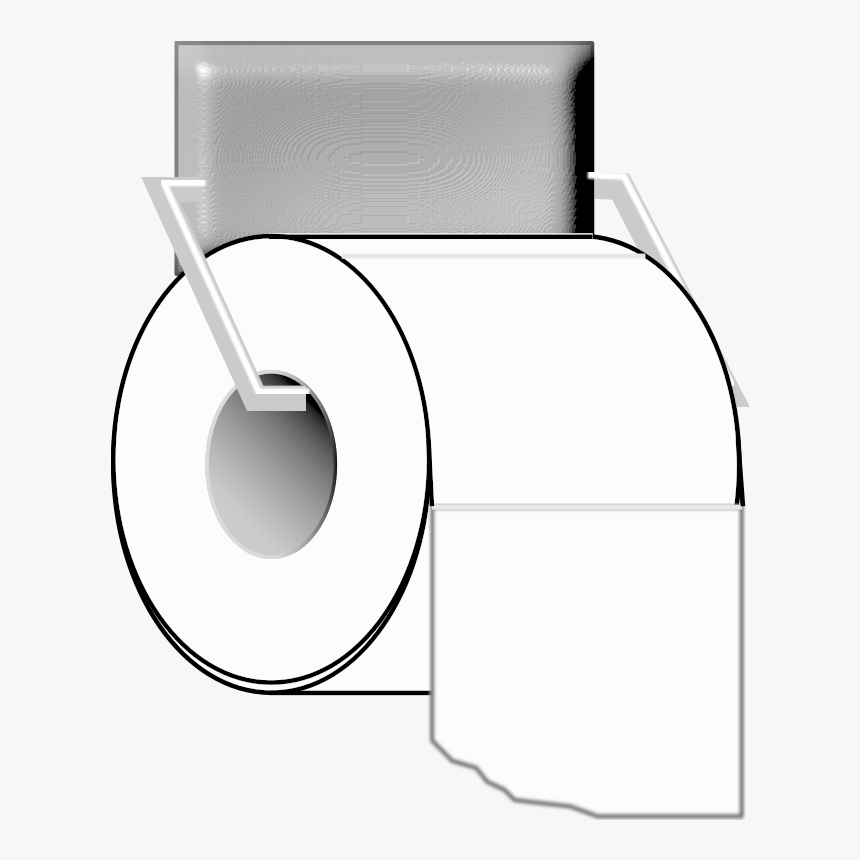 Rss Line Art Web - Toilet Paper Roll Clipart, HD Png Download, Free Download