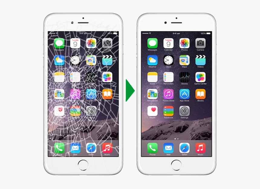 Iphone Broken Screen Repair-nz Electronics Repair - Iphone 6 Screen Repair, HD Png Download, Free Download