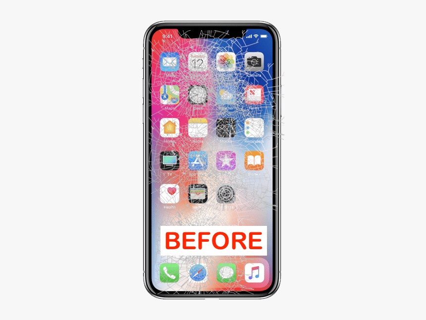 Iphone X Repair - Iphone Xs Max Front, HD Png Download, Free Download