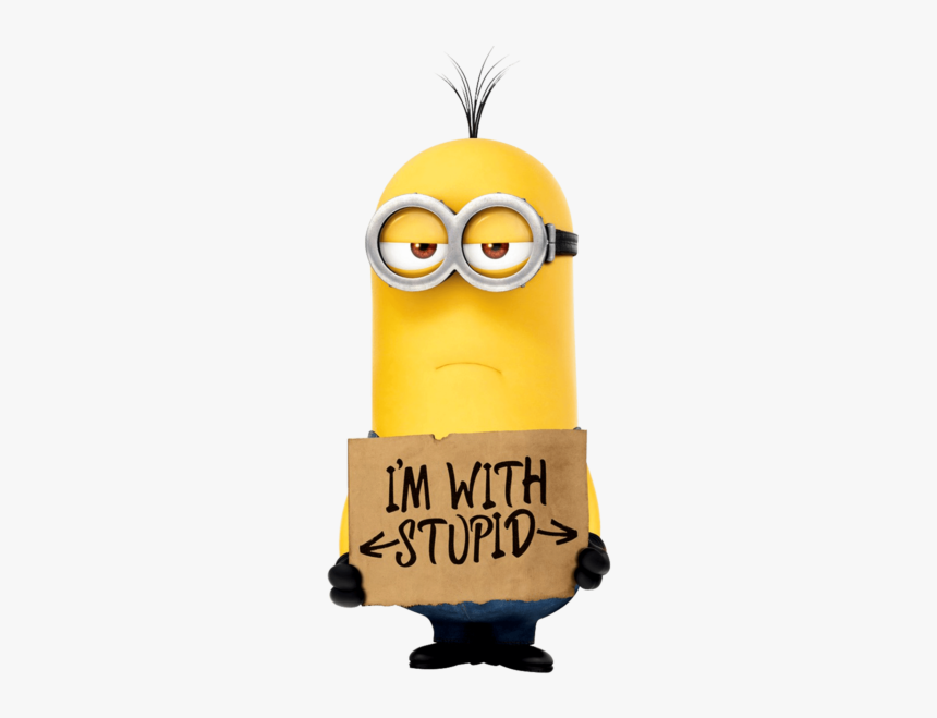 Despicable Me Minion Png Image Free Download Searchpng - Minion I M With Stupid Png, Transparent Png, Free Download