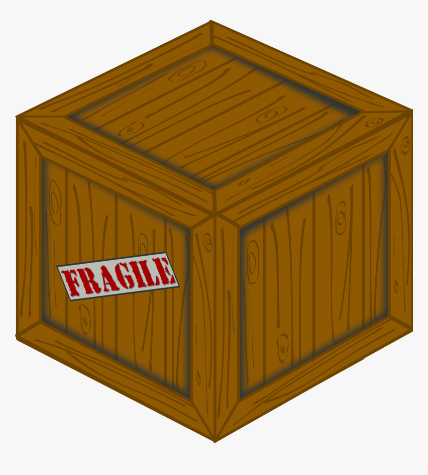 Box, Crate, Perspective, Wooden, Cube - Wooden Crate, HD Png Download, Free Download