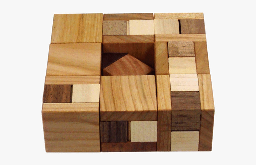 Diagra Wooden Cube Puzzle - Plywood, HD Png Download, Free Download