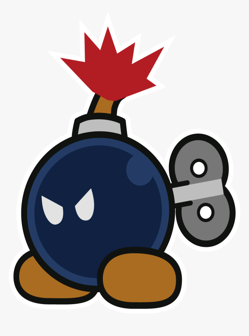 Big Bob-omb - Bob Omb Paper Mario, HD Png Download, Free Download