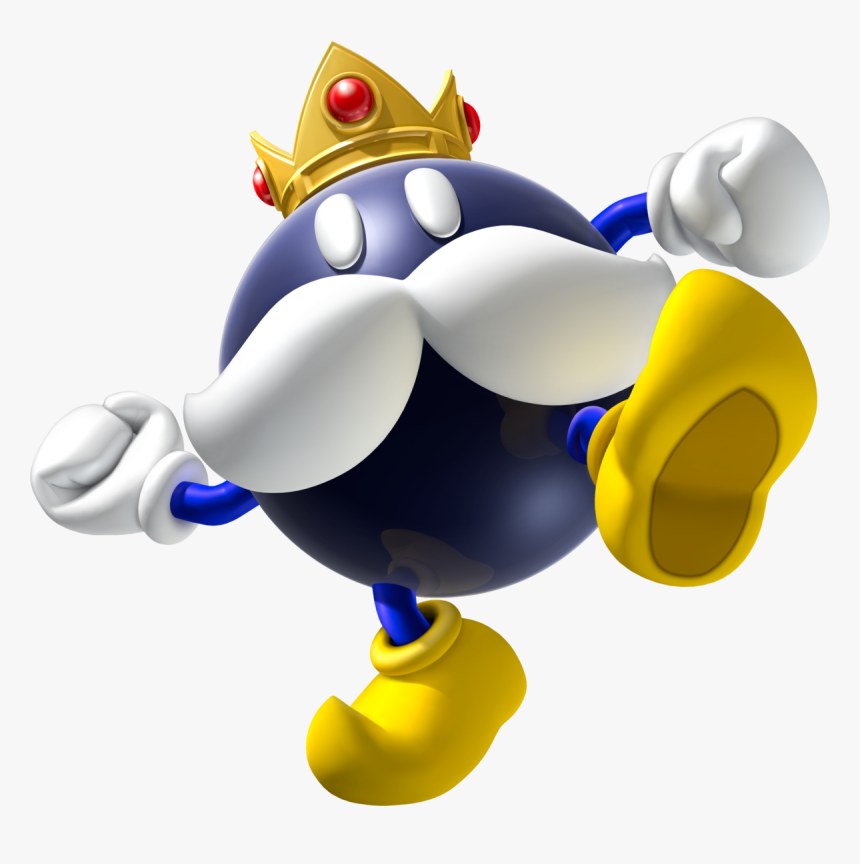 Super Mario King Bob Omb, HD Png Download, Free Download