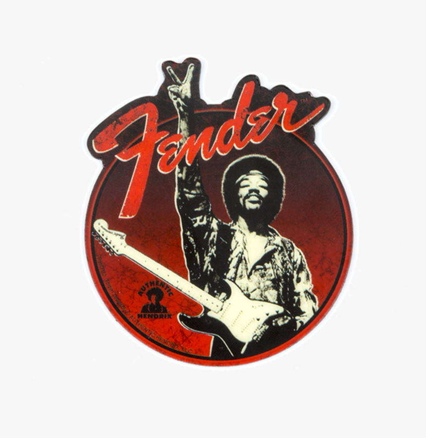 Fender Jimi Hendrix Peace Sign Magnet - Jimi Hendrix, HD Png Download, Free Download