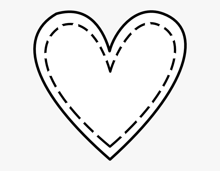 Heart Outline Clipart Png Transparent Png , Png Download - Wrinkled Heart, Png Download, Free Download