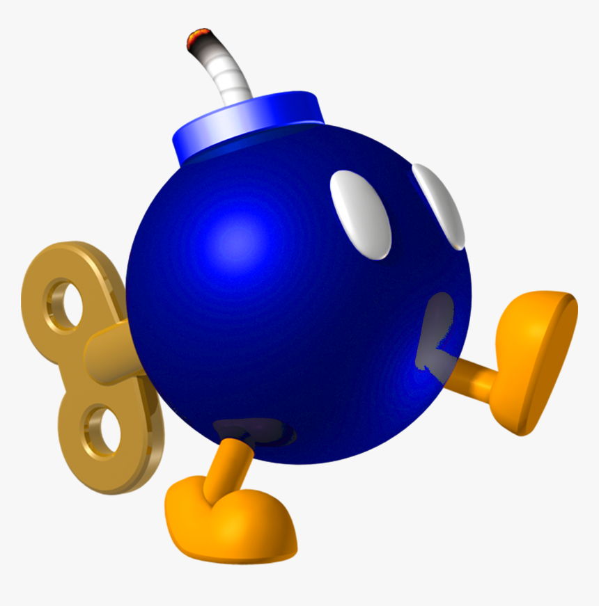 Bomb Omb Png Clip Art Library Download - Mario Kart Wii Bob Omb, Transparent Png, Free Download