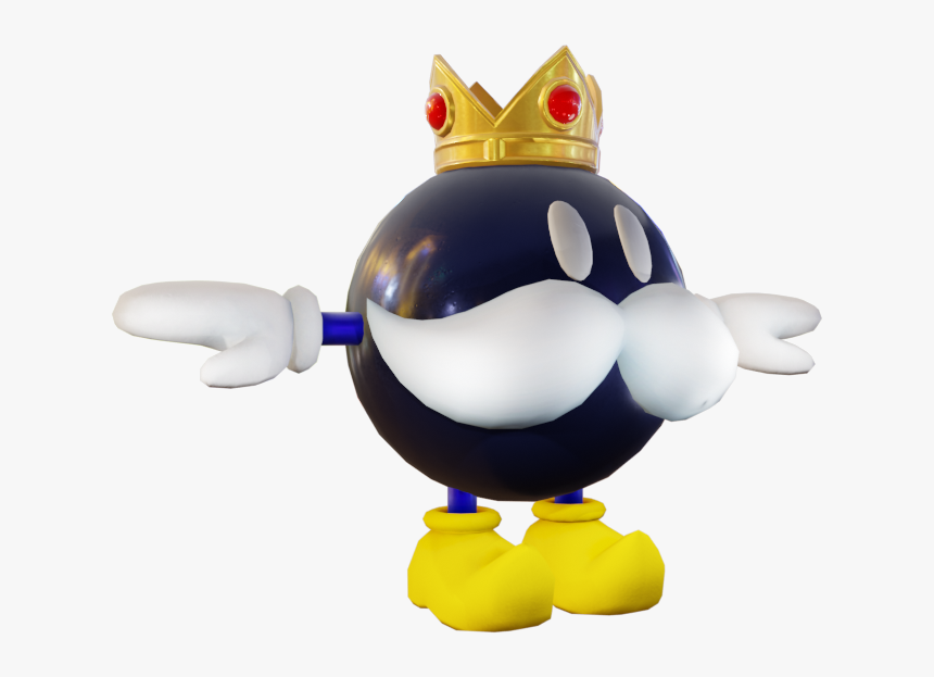 Download Zip Archive - Super Mario King Bob Omb, HD Png Download, Free Download
