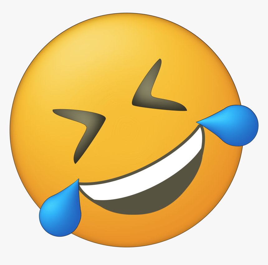 Side Crying Laughing Emoji Hd Png Download Kindpng