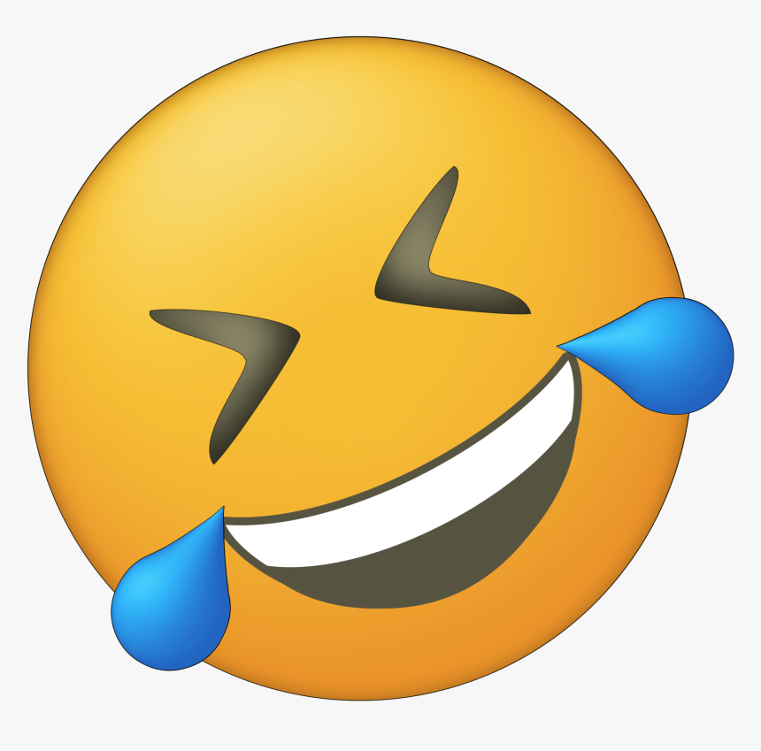 Side Crying Laughing Emoji, HD Png Download, Free Download