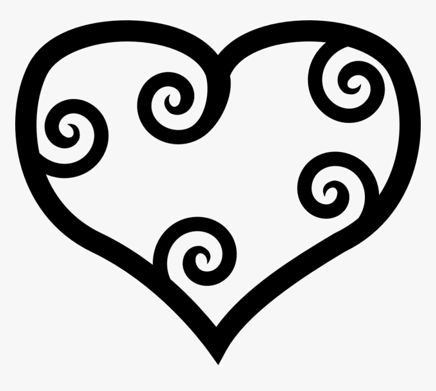 New Double Hearts Clip Art Medium Size - Mothers Day Clip Art Black And White, HD Png Download, Free Download