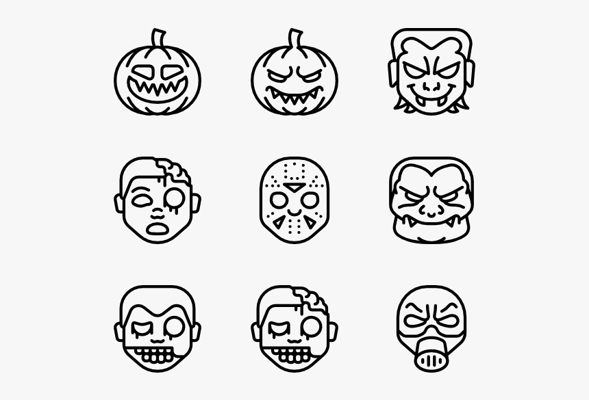Horror Emojis - Landscape Vector Icon, HD Png Download, Free Download