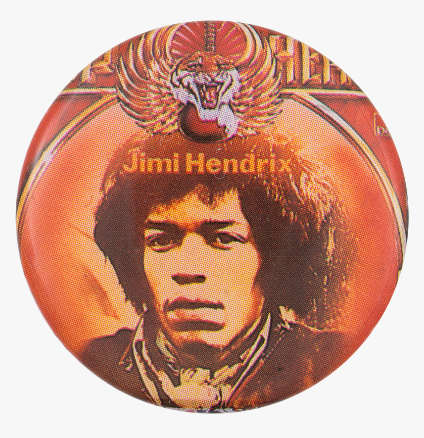 Jimi Hendrix Winged Tiger Music Button Museum - Album Cover, HD Png Download, Free Download