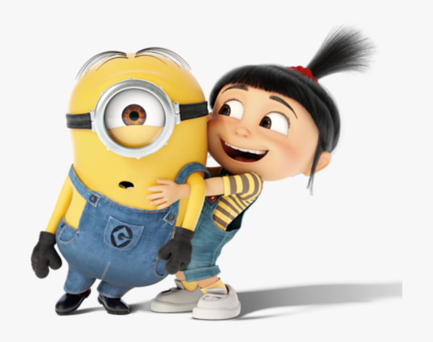 Transparent Happy Girl  Png Agnes And Minions  Despicable  