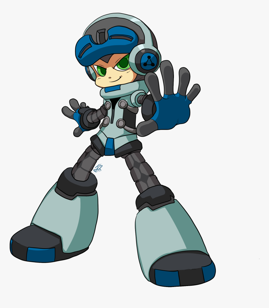 Mega Man Powered Up Mighty No - Mighty No 9 Png, Transparent Png, Free Download