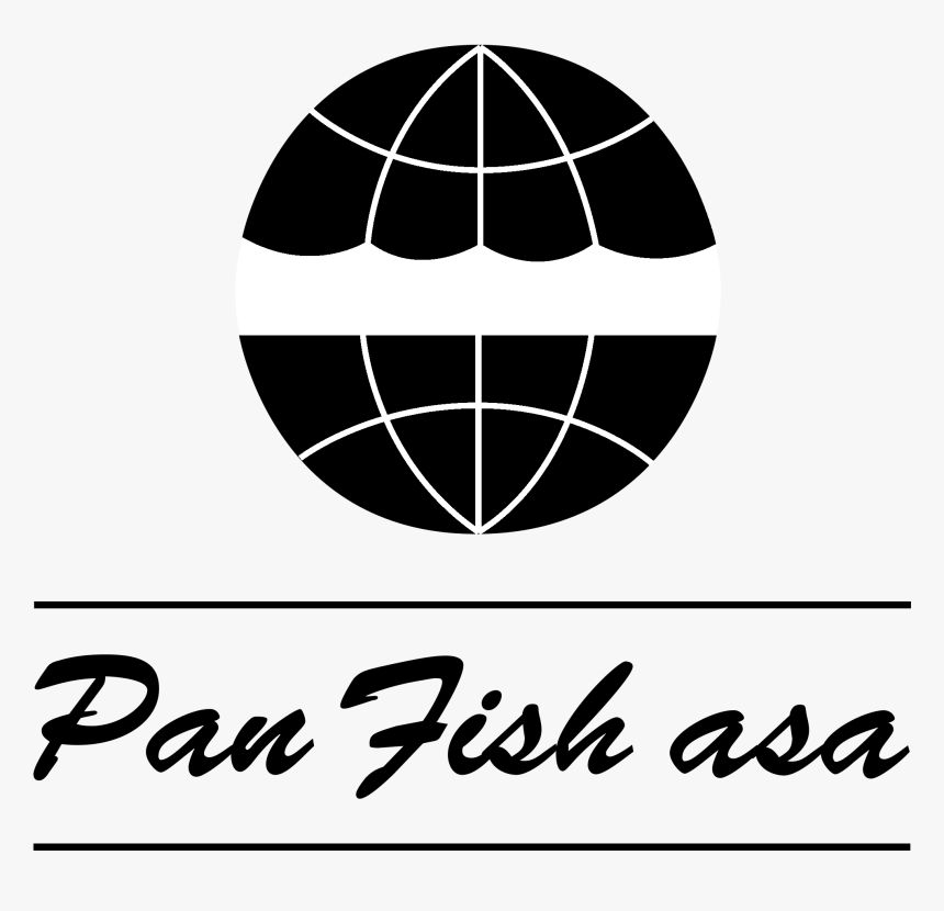 Pan Fish Logo Black And White - Pan Fish, HD Png Download, Free Download