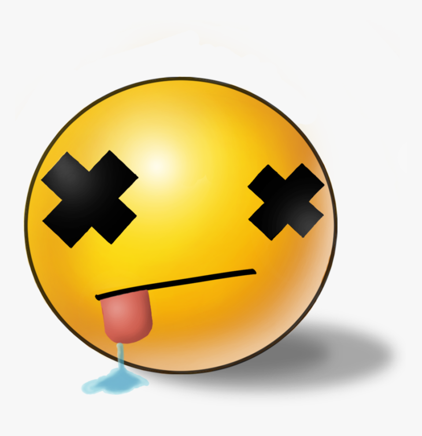 Smiley Emoticon Emoji Clip Art - Dead Emoji, HD Png Download, Free Download