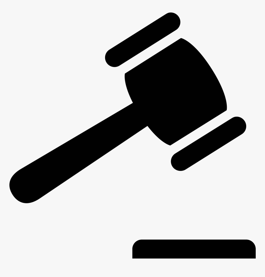Transparent Gavel Icon - Law Icon Black, HD Png Download, Free Download