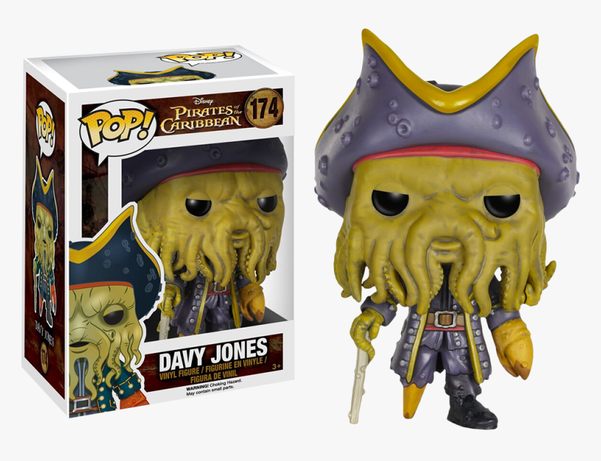 Pirates Of The Caribbean - Funko Pop Davy Jones, HD Png Download, Free Download