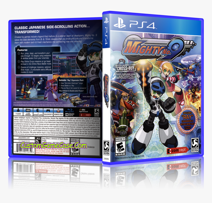 Sony Playstation 4 Ps4 - Mighty No 9 Ps4 Cover, HD Png Download, Free Download
