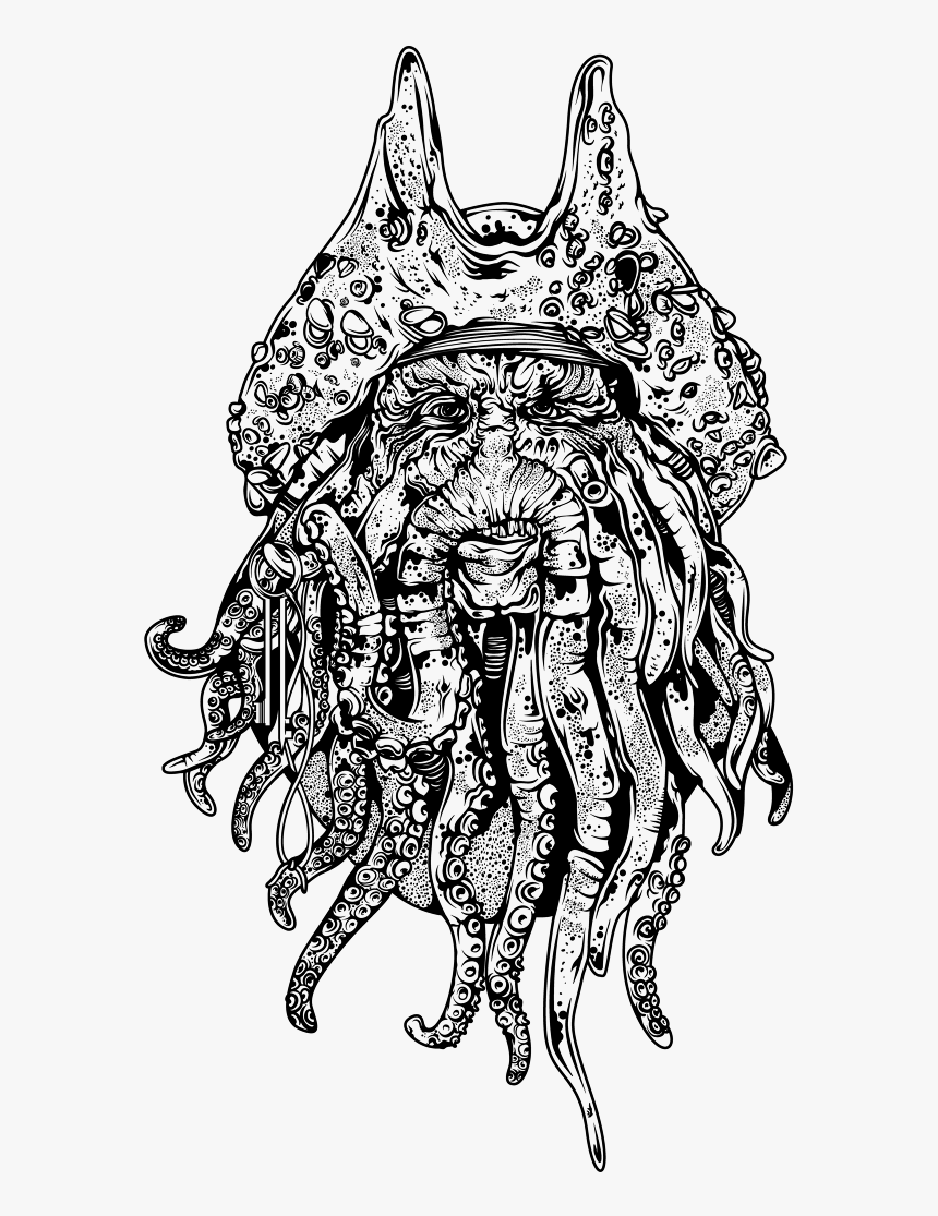 Davy Jones - Vector - 2012 - - Illustration - Davy Jones Vector Art, HD Png Download, Free Download