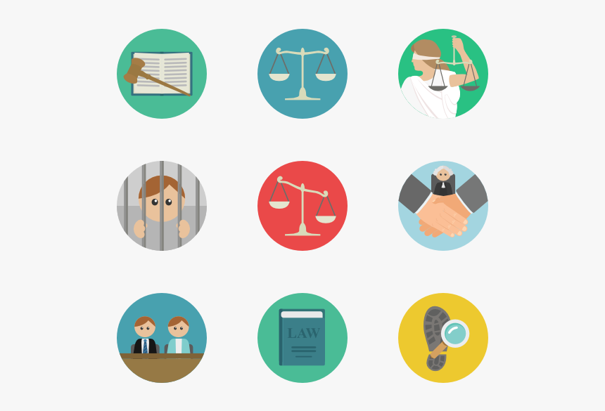 Law Icons Free Vector - Law Icons Png, Transparent Png, Free Download