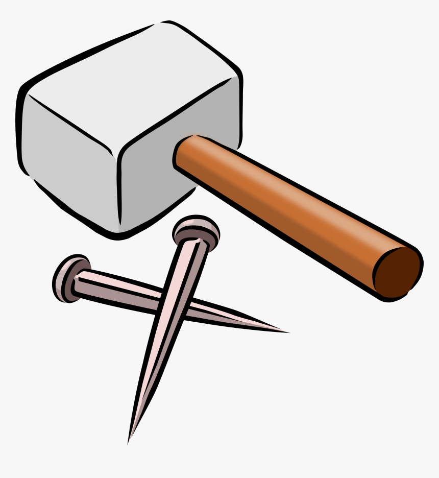 Transparent Gavel Png - Animated Hammer And Nail, Png Download, Free Download