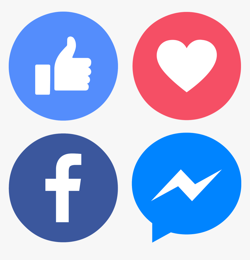 Download Download Icons Facebook Messenger Like Love Svg Eps Facebook Instagram Youtube Logo Hd Png Download Kindpng