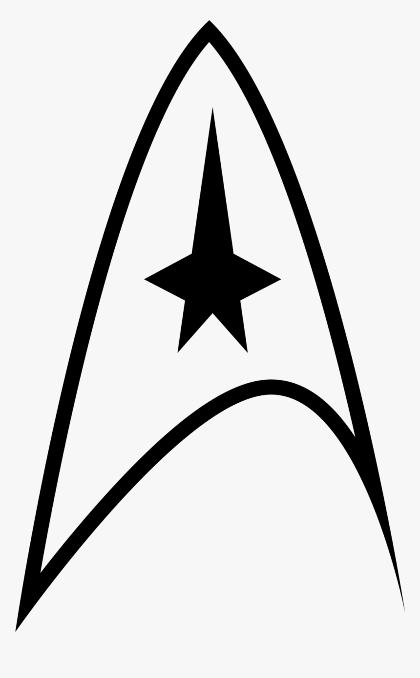 This Final Drawing Was The Ninth That I Created - Logo Star Trek Symbol, HD Png Download, Free Download