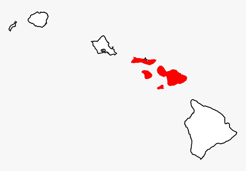 Hawaii Map Png, Transparent Png, Free Download