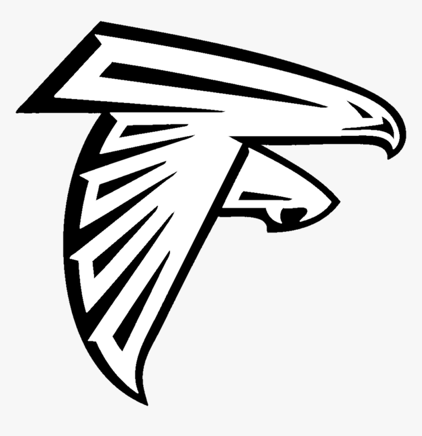 Football Nfl Atlanta Falcons Clipart , Png Download - Atlanta Falcons Logo White, Transparent Png, Free Download