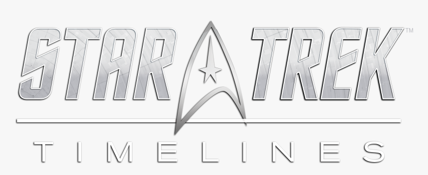Star Trek Timelines Logo - Black-and-white, HD Png Download, Free Download