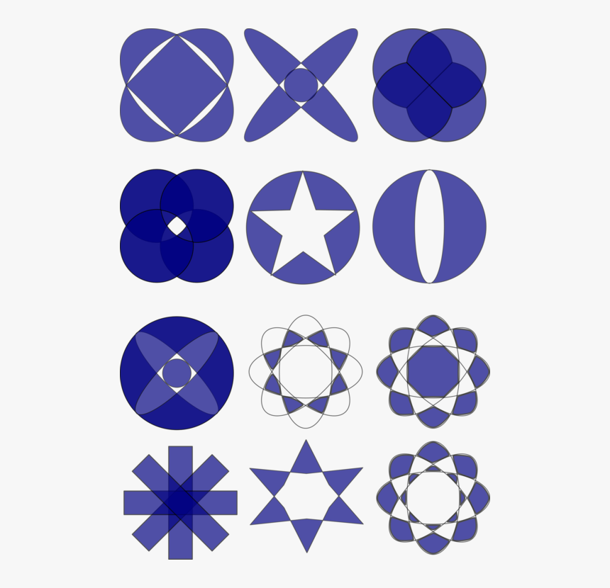 Transparent Bingo Clipart Png - รูป เรขาคณิต ใน วงกลม, Png Download, Free Download