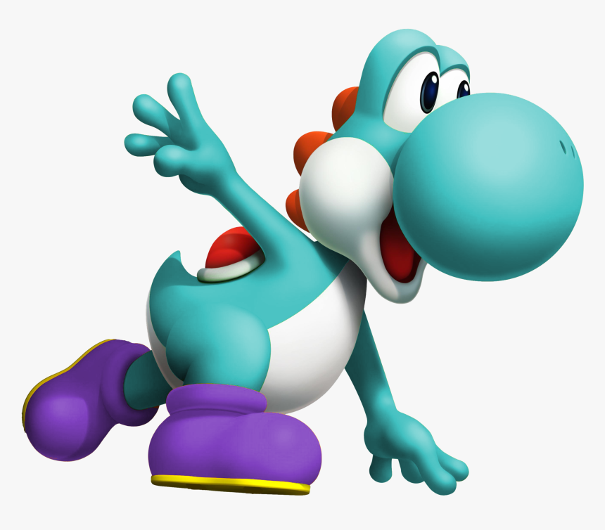 Cyan Yoshi - Sonic At The Olympic Winter, HD Png Download, Free Download