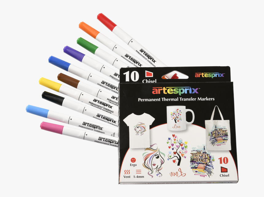 Artesprix Permanent Thermal Transfer Markers Waar Kopen, HD Png Download, Free Download