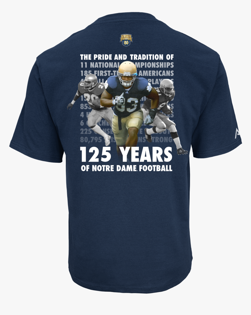 Notre Dame Football Fan Tshirt - 50th Birthday T Shirts Men, HD Png Download, Free Download