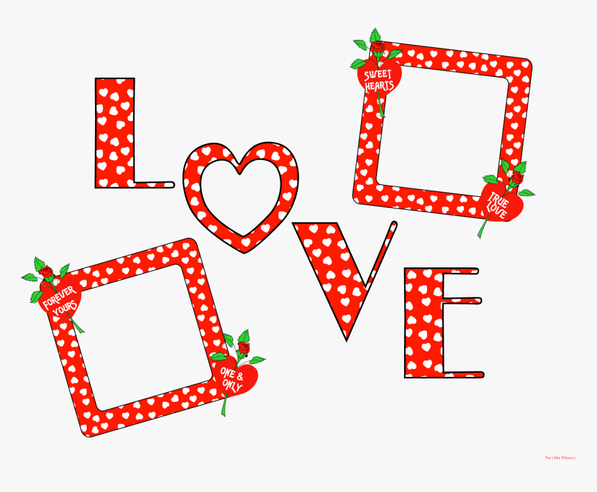 Download Happy Valentines Day Png Transparent Images - Frame Love Background Png, Png Download, Free Download