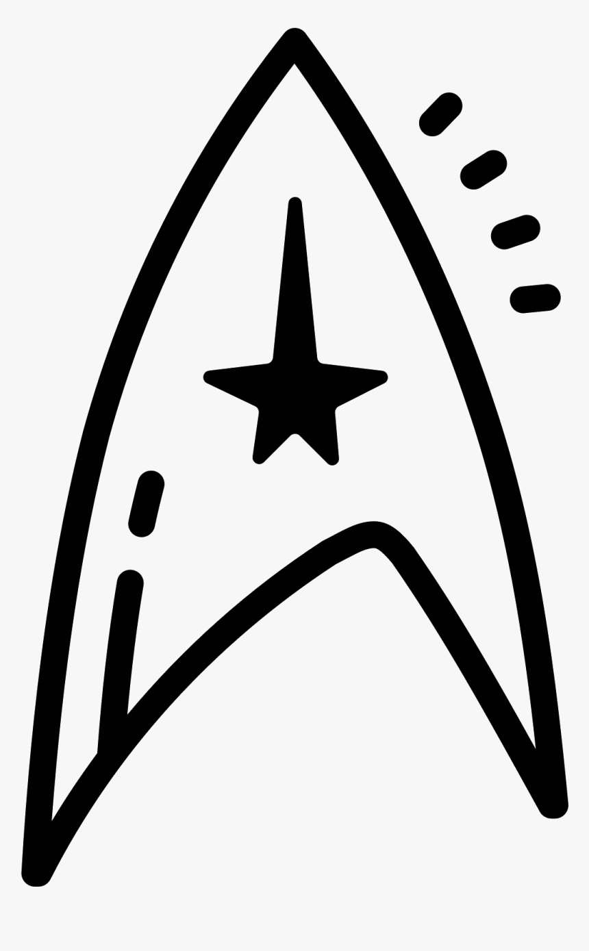 Star Trek Symbol Icon - Star Trek Insignia Tattoo, HD Png Download, Free Download