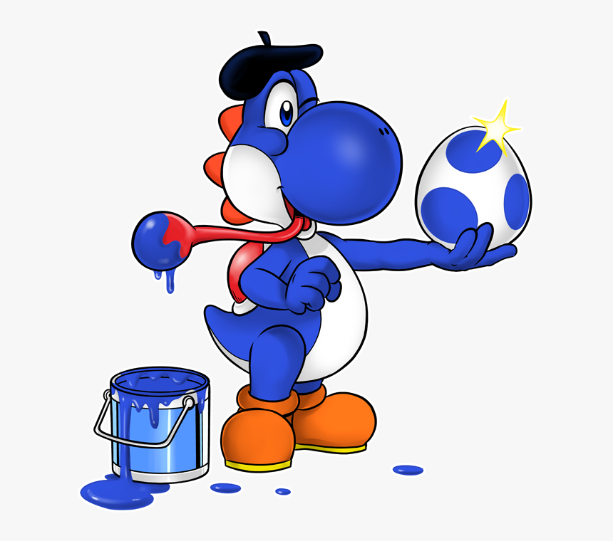 Dark Blue Yoshi Preview - Yoshi Rojo, HD Png Download, Free Download