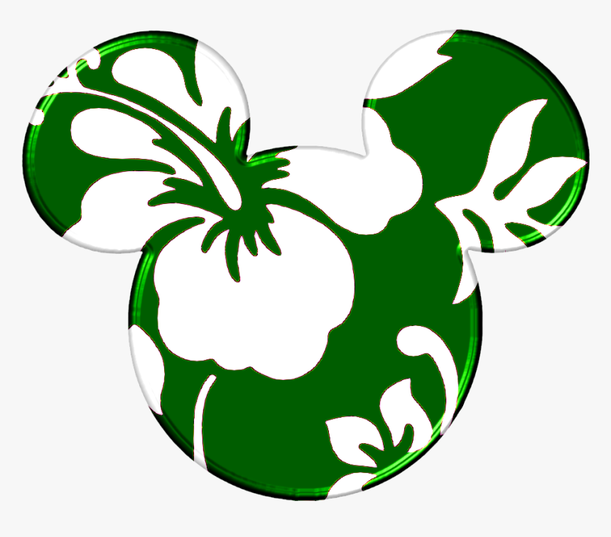 Hawaii Clipart Mickey - Mickey Mouse Ears Hawaiian, HD Png Download, Free Download