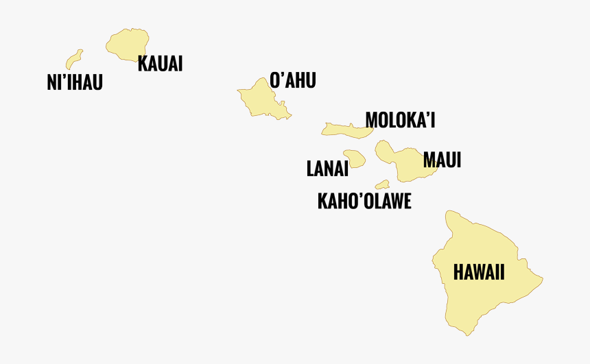 Hawaiian Islands Png - Hawaii Islands Png, Transparent Png, Free Download
