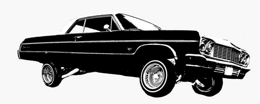 Chevrolet Impala Car Lowrider - Lowrider Clipart, HD Png Download, Free Download