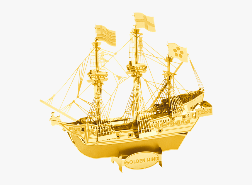 Metal Earth Ships - Sir Francis Drake Ship Transparent, HD Png Download, Free Download