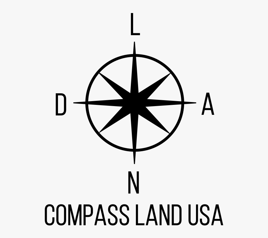 Transparent Simple Compass Png - Direction And Bearing In Geography, Png Download, Free Download