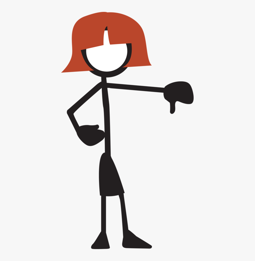 7271 Stick Figures Woman2 1 Web - Really Creative Stick Figure, HD Png Download, Free Download