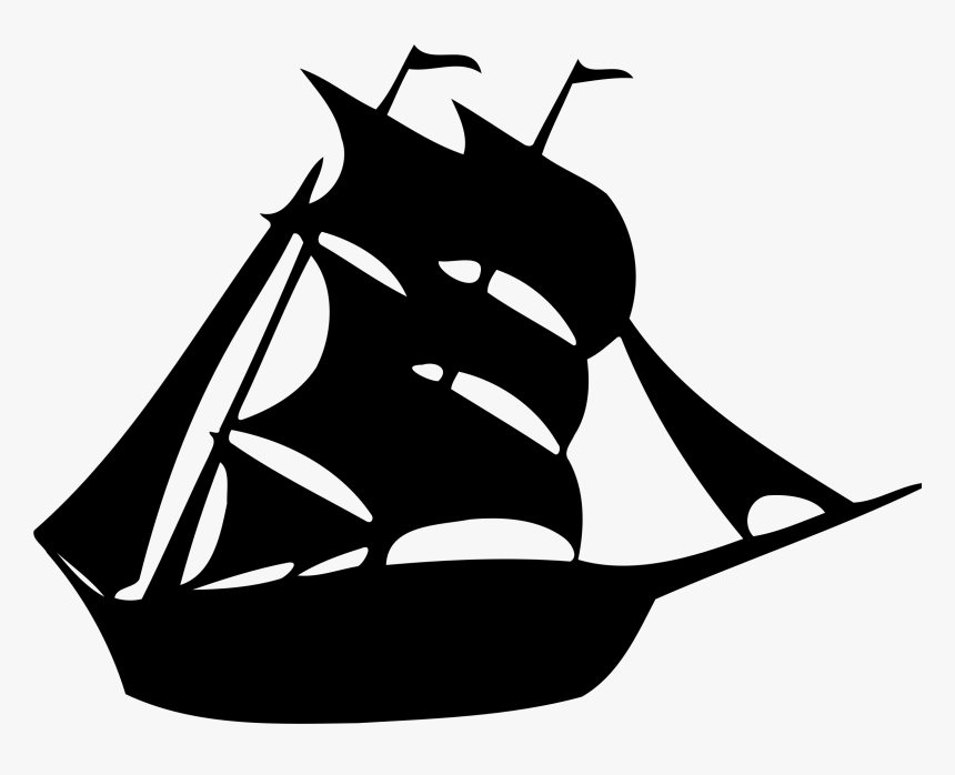 Sailing Silhouette At Getdrawings - Boat Silhouette, HD Png Download, Free Download